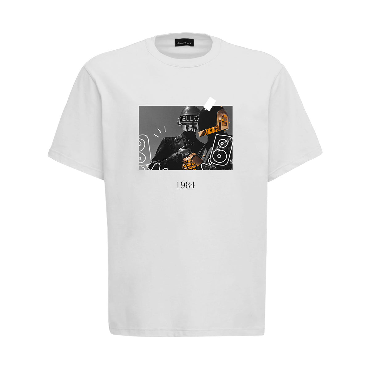 ミュージシャン DAFT PUNK SILKSCREEN PRINTING T SHIRT 01 DAFT PUNK | GEEKS RULE SILKSCREEN PRINTING T SHIRT 01