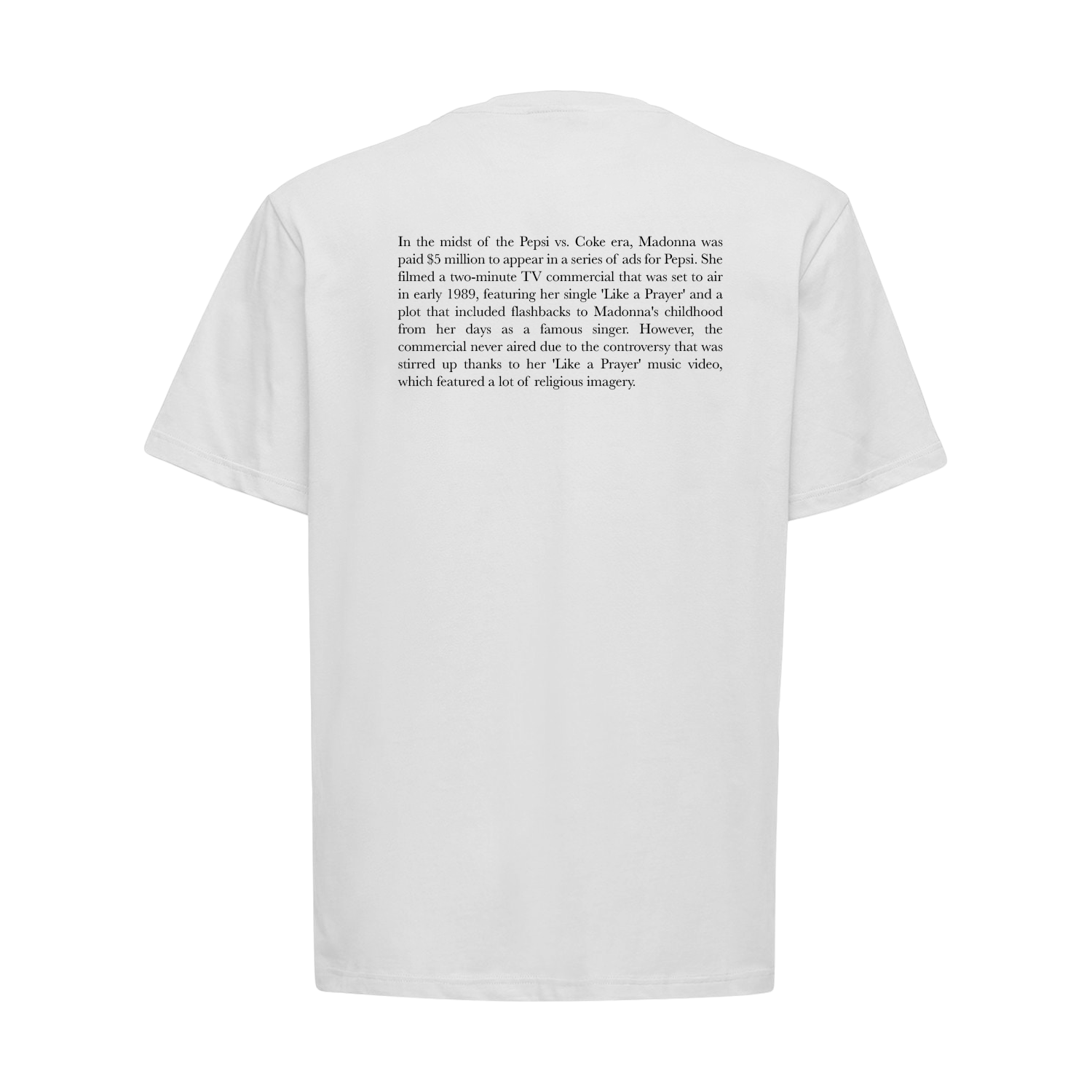 WOMAN T-SHIRT MADONNA